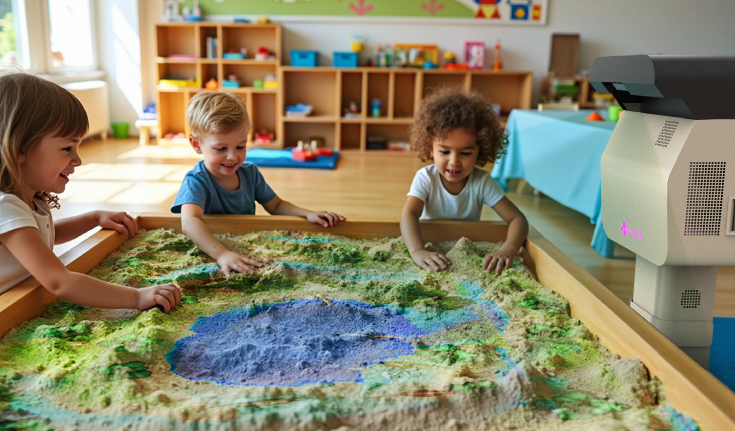 personas mayores jugando con Obie móvil